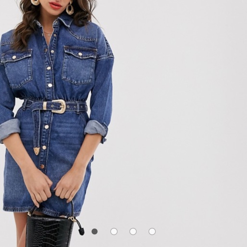 ASOS denim dress size 6